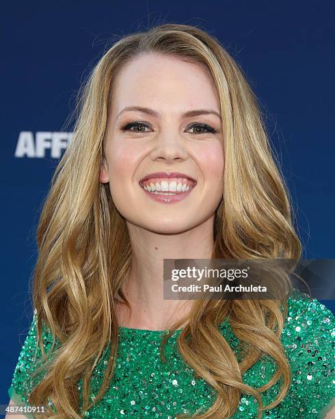 Actress Abbie Cobb attends the premiere of "Mom's Night Out" at TCL Chinese Theatre IMAX on April 29, 2014 in Hollywood, California.