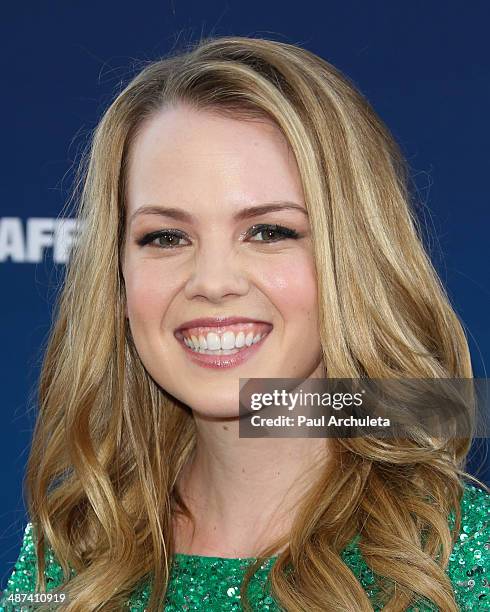 Actress Abbie Cobb attends the premiere of "Mom's Night Out" at TCL Chinese Theatre IMAX on April 29, 2014 in Hollywood, California.