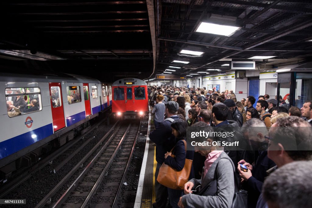 London Underground 48-hour Tube Strike Affects Rush Hour