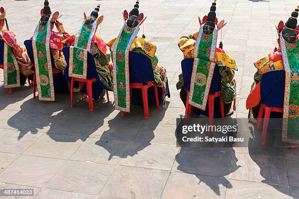 Saka dawa festival in Rumtek monastery in Sikkim it's a religious festival in Tibet.