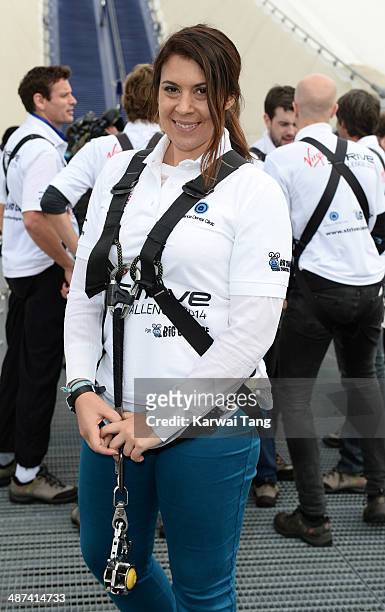 Marion Bartoli attends a photocall to launch the Virgin STRIVE Challenge held at the 02 Arena on April 30, 2014 in London, England.
