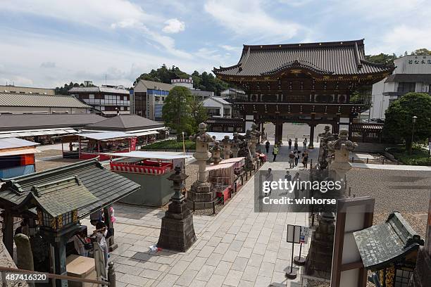 narita-san shinsho-ji in japan - narita bildbanksfoton och bilder