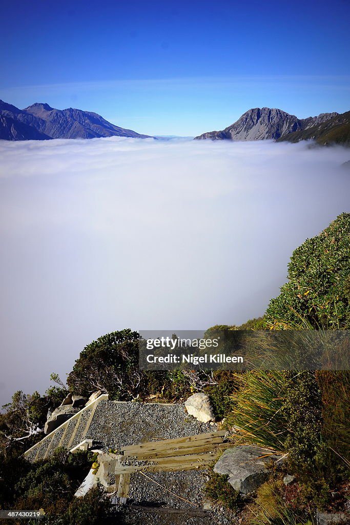Above the clouds