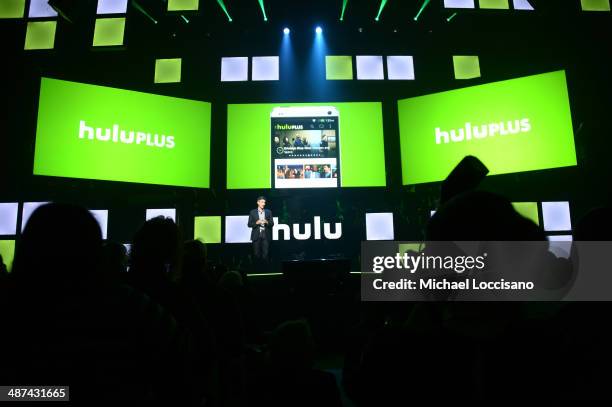 Of Hulu, Mike Hopkins attends Hulu's Upfront Presentation on April 30, 2014 in New York City.