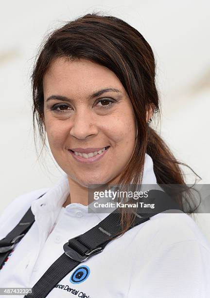 Marion Bartoli attends a photocall to launch the Virgin STRIVE Challenge held at the 02 Arena on April 30, 2014 in London, England.