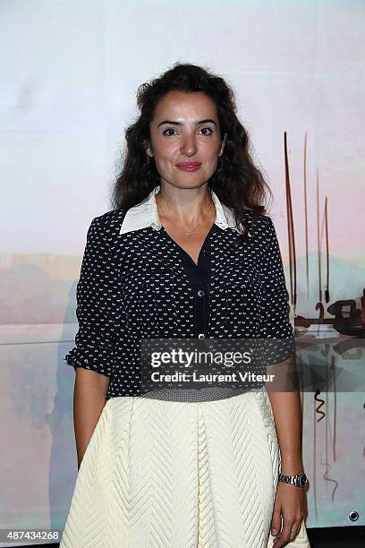 Actress Isabelle Vitari attends the Opening Ceremony of 17th Festival of TV Fiction At La Rochelle on September 9, 2015 in La Rochelle, France.