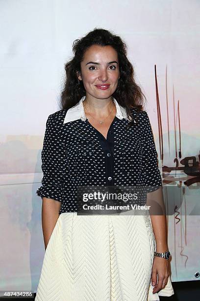 Actress Isabelle Vitari attends the Opening Ceremony of 17th Festival of TV Fiction At La Rochelle on September 9, 2015 in La Rochelle, France.