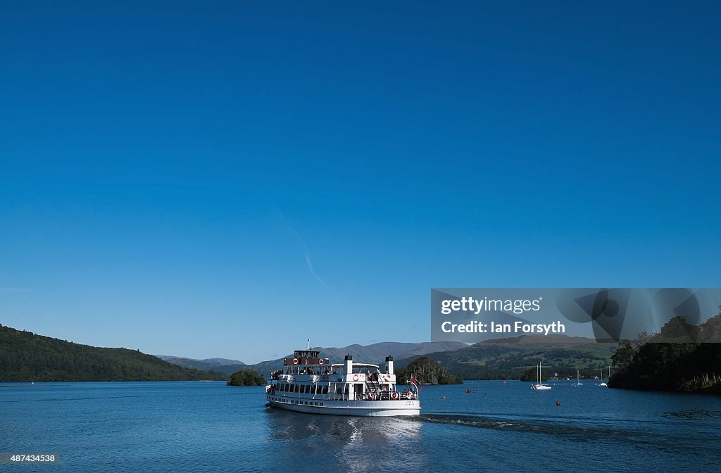 Views Of Windermere, Popular Tourist Spot In The Lake District