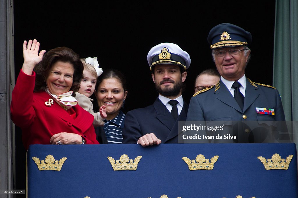 King Carl XVI Gustaf of Sweden Birthday at the Royal Palace