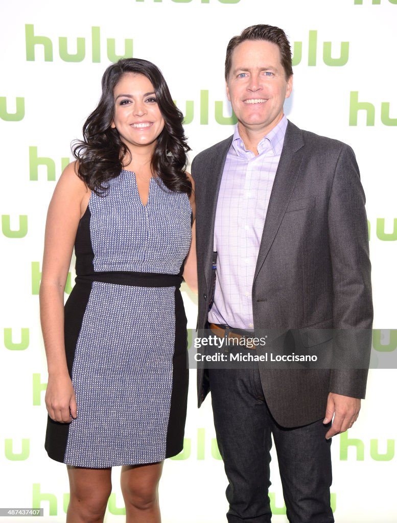 Cecily Strong and Head of Ad Sales at Hulu, Peter Naylor attend... News