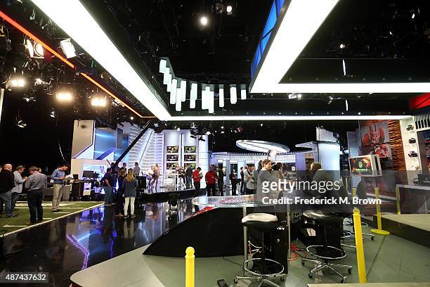 Interior view during the NFL Media Event, the day before Kickoff to the 2015 Season on September 9, 2015 in Culver City, California.