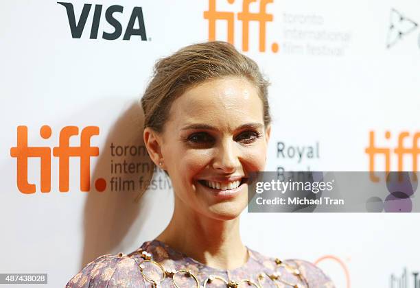 Natalie Portman arrives at the 2015 Toronto International Film Festival - 4th Annual Festival kick-off fundraising soiree held at TIFF Bell Lightbox...