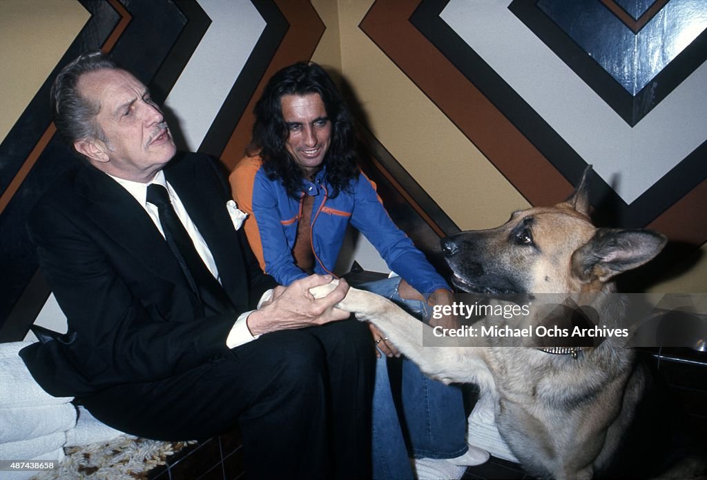 Alice Cooper And Vincent Price