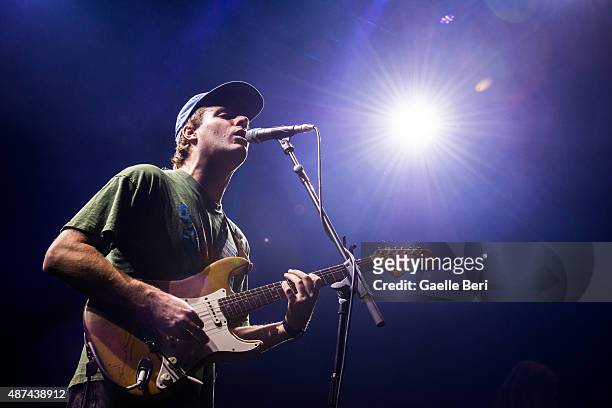 Mac DeMarco performs live on stage at The Roundhouse on September 9, 2015 in London, England.