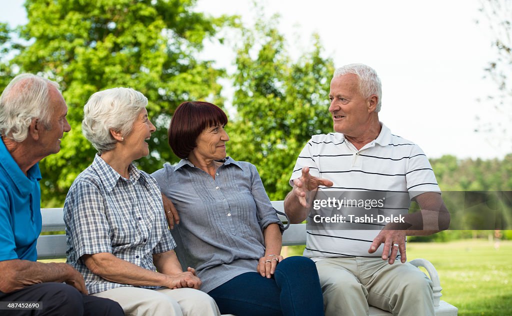 Group Of Senior Friends