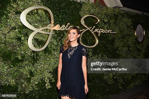 Carly Steel attends the 10th Anniversary Celebration of the Jessica Simpson Collection at Tavern on the Green on September 9, 2015 in New York City.