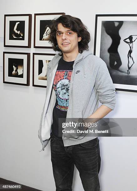 Fenton Bailey attends a private view of "The Route Less Travelled" curated by Sascha Bailey for The Something Else Collective as part of Covent...