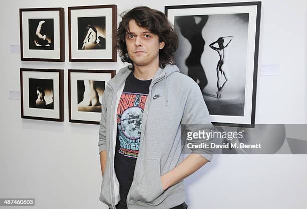 Fenton Bailey attends a private view of "The Route Less Travelled" curated by Sascha Bailey for The Something Else Collective as part of Covent...
