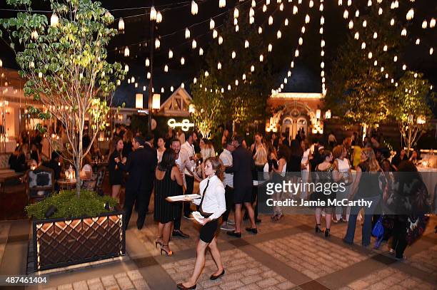 General view of atmosphere at the 10th anniversary of The Jessica Simpson Collection at Tavern On The Green on September 9, 2015 in New York City.
