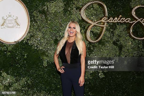 Jessica Simpson attends Jessica Simpson Collection - Presentation - Spring 2016 New York Fashion Week at Tavern on the Green on September 9, 2015 in...