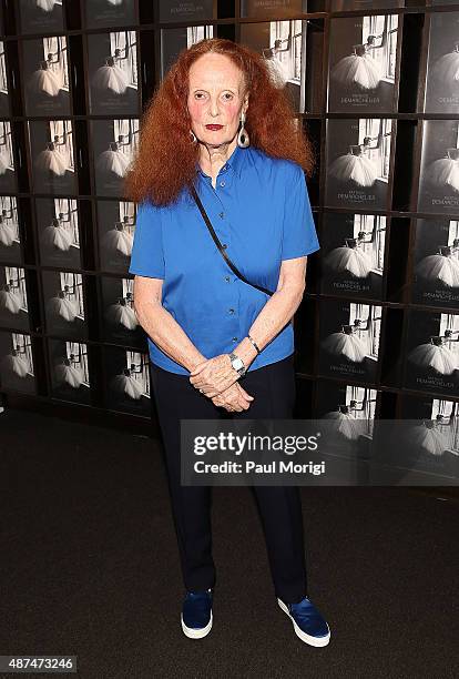 Creative director Grace Coddington attends the "Patrick Demarchelier" special exhibition preview to celebrate NYFW: The Shows for Spring 2016 at...