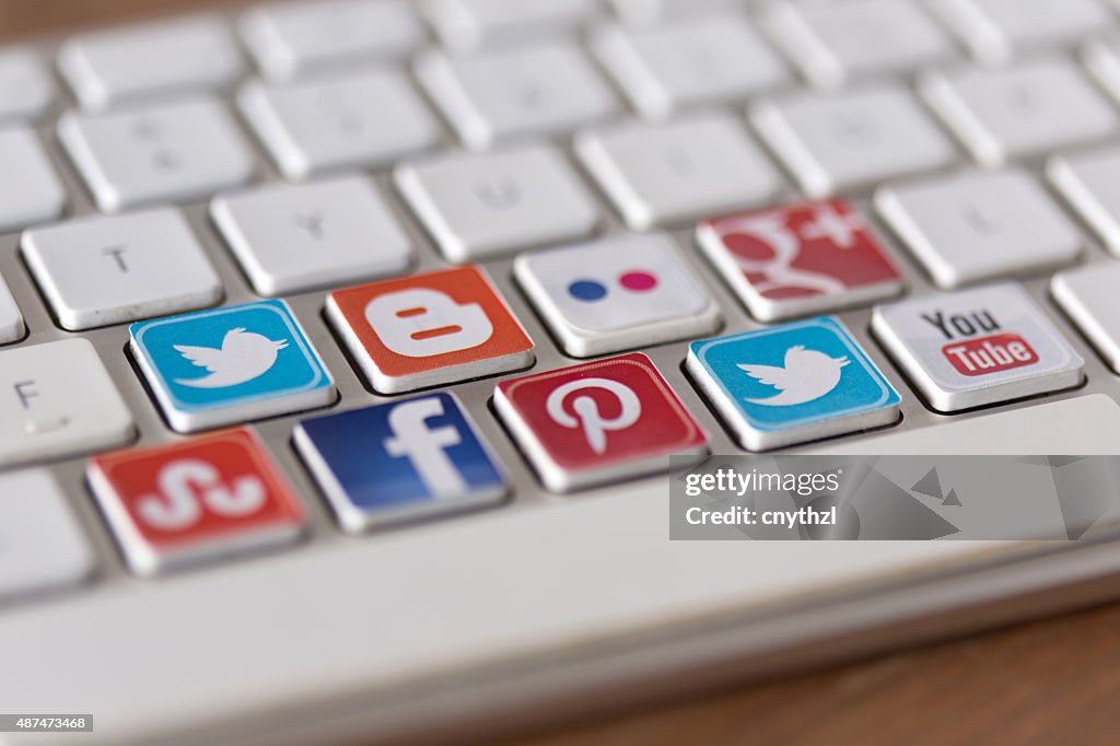 Social Media Communication Keyboard