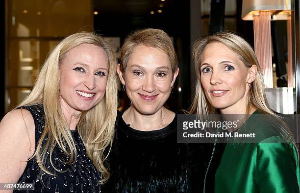 Meribeth Parker, Group Publishing Director, Justine Picardie, Editor-In-Chief of Town & Country and Anna Jones, CEO of Hearst Magazines UK attend the...