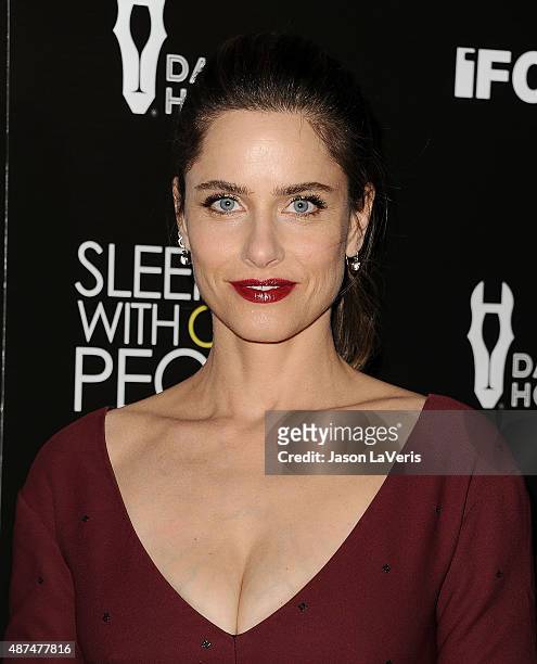Actress Amanda Peet attends the premiere of "Sleeping With Other People" at ArcLight Cinemas on September 9, 2015 in Hollywood, California.