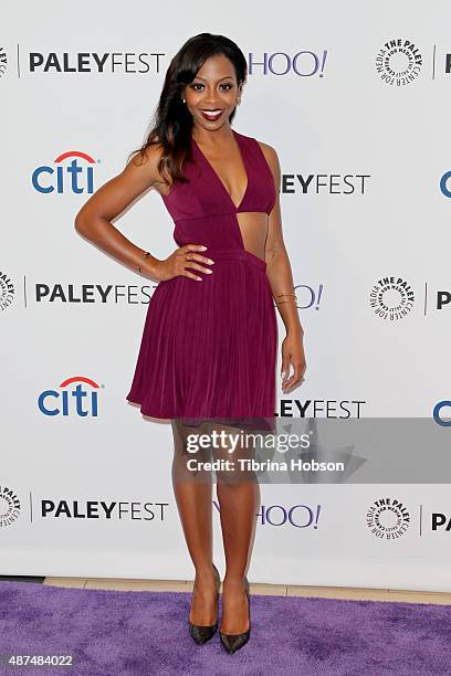 Bresha Webb attends the PaleyFest 2015 fall TV preview at The Paley Center for Media on September 9, 2015 in Beverly Hills, California.