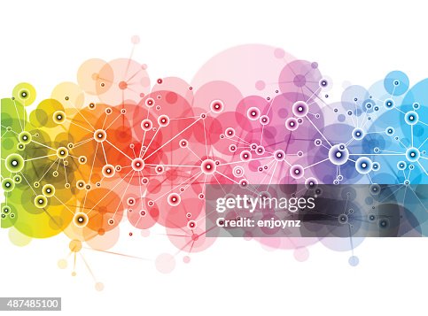 Bright Vector Network Design High-Res Vector Graphic - Getty Images