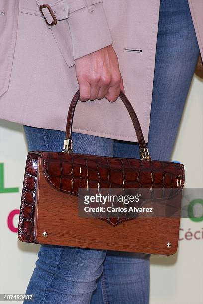 Spanish actress Ana Turpin attends the "Los Ojos Amarillos de los cocdrilos" premiere at the Academia de Cine on April 30, 2014 in Madrid, Spain.