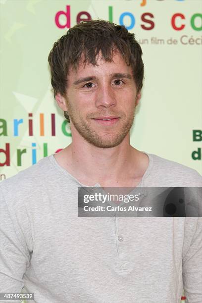 Spanish actor Bernabe Fernandez attends the "Los Ojos Amarillos de los cocdrilos" premiere at the Academia de Cine on April 30, 2014 in Madrid, Spain.