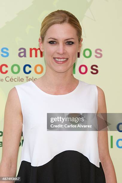 Spanish actress Maggie Civantos attends the "Los Ojos Amarillos de los cocdrilos" premiere at the Academia de Cine on April 30, 2014 in Madrid, Spain.