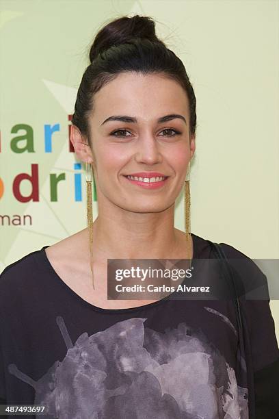 Spanish actress Sara Rivero attends the "Los Ojos Amarillos de los cocdrilos" premiere at the Academia de Cine on April 30, 2014 in Madrid, Spain.