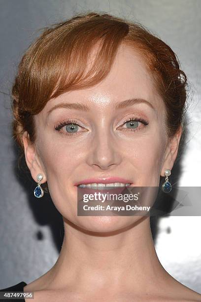 Lotte Verbeek attends the premiere of Universal Pictures' "Everest" at TCL Chinese 6 Theatres on September 9, 2015 in Hollywood, California.