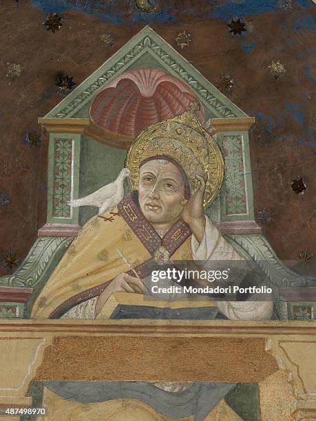 Chapel of Santa Margherita , by Master of Crea, 1474-1479, 15th Century, fresco Italy, Piedmont, Serralunga di Crea, Santuario della Madonna di Crea....