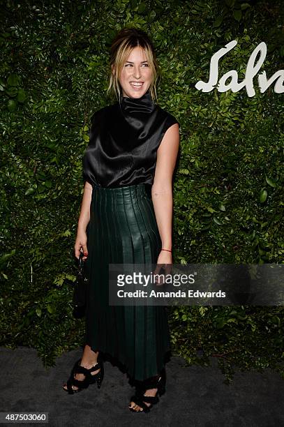 Scout Willis arrives at the Salvatore Ferragamo 100 Years In Hollywood celebration at the newly unveiled Rodeo Drive flagship Salvatore Ferragamo...