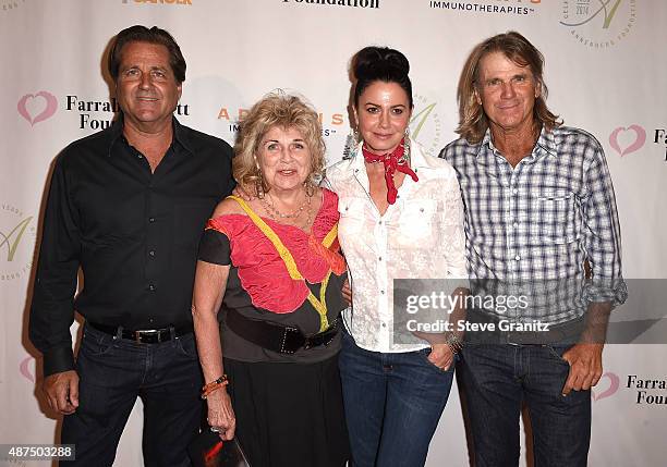 Jimmy Van Patten, Pat Van Patten,Nancy Valen and Nels Van Patten arrives at the Farrah Fawcett Foundation Presents 1st Annual Tex-Mex Fiesta at...