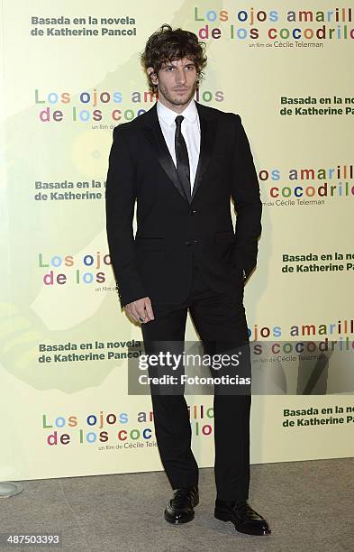 Quim Gutierrez attends the 'Los Ojos Amarillos de los Cocodrilos' premiere the Academia del Cine on April 30, 2014 in Madrid, Spain.