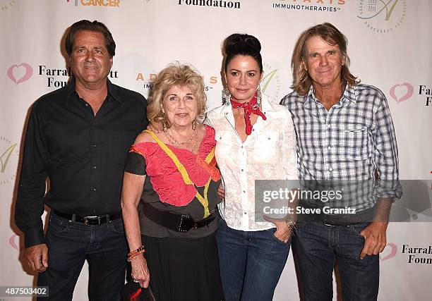 Jimmy Van Patten, Pat Van Patten,Nancy Valen and Nels Van Patten arrives at the Farrah Fawcett Foundation Presents 1st Annual Tex-Mex Fiesta at...