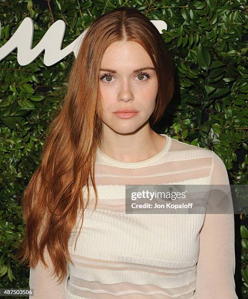 Actress Holland Roden arrives at Salvatore Ferragamo 100th Year Celebration In Hollywood Rodeo Drive Flagship Store Opening at Salvatore Ferragamo on...