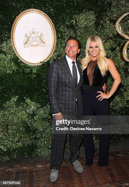 Tim Baxter and Jessica Simpson attend Jessica Simpson Collection Presentation Spring 2016 New York Fashion Week on September 9, 2015 in New York City.