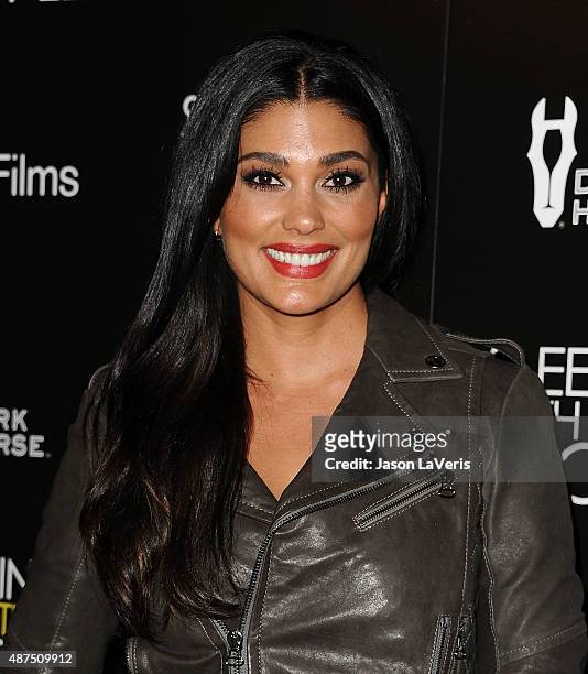 Designer Rachel Roy attends the premiere of "Sleeping With Other People" at ArcLight Cinemas on September 9, 2015 in Hollywood, California.