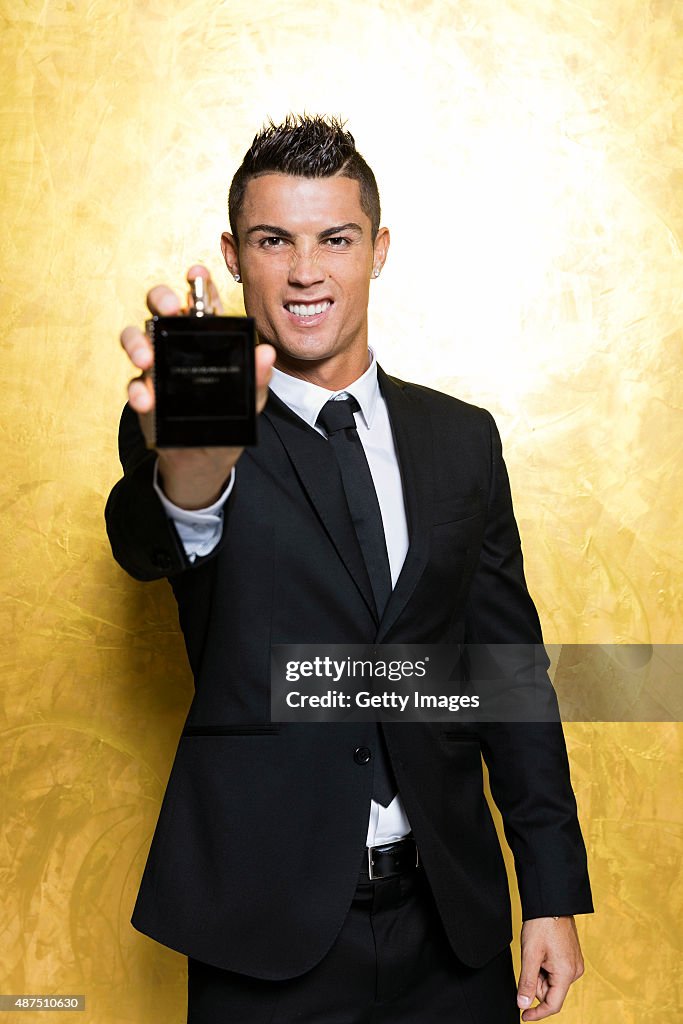 Ronarldo Toothpaste Cristiano Ronaldo poses as he unveils his debut fragrence 'Cristiano ...