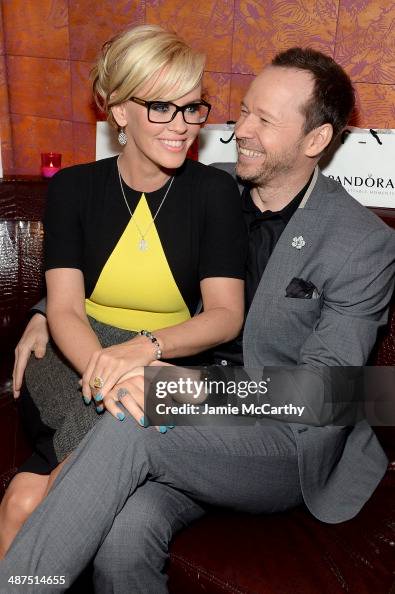 Jenny McCarthy and Donnie Wahlberg attend PANDORA Jewelry Presents A