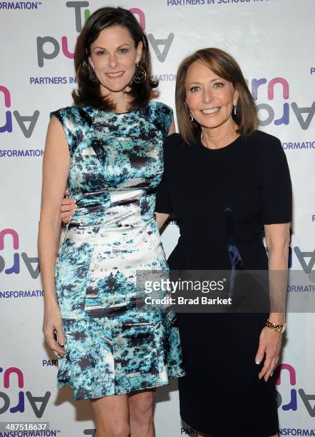 American television news reporter Campbell Brown and Dr. Pamela Cantor attends the Turnaround For Children's 5th Annual Impact Awards Dinner at...