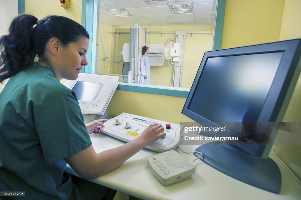 Working on a ragiography