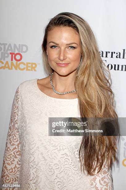 Singer-songwriter Ashlee Williss attends the Farrah Fawcett Foundation 1st annual Tex-Mex Fiesta at Wallis Annenberg Center for the Performing Arts...