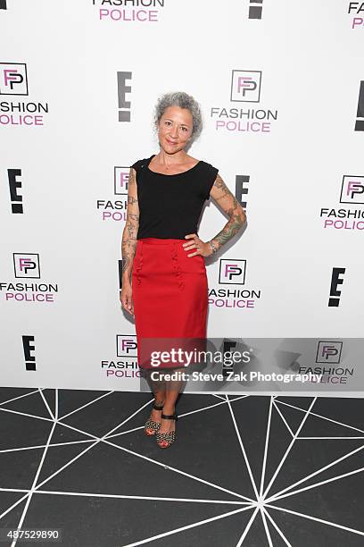 Anna Sheffeld attends E!'s 2016 Spring NYFW Kick Off Party at The Standard, High Line, Biergarten & Garden on September 9, 2015 in New York City.