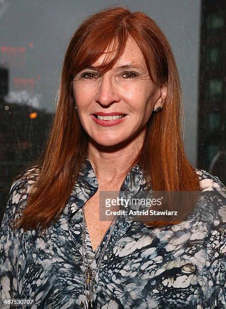 Fashion designer Nicole Miller attends the "Clean Green Drinks" book launch at Jimmy At The James Hotel on April 30, 2014 in New York City.